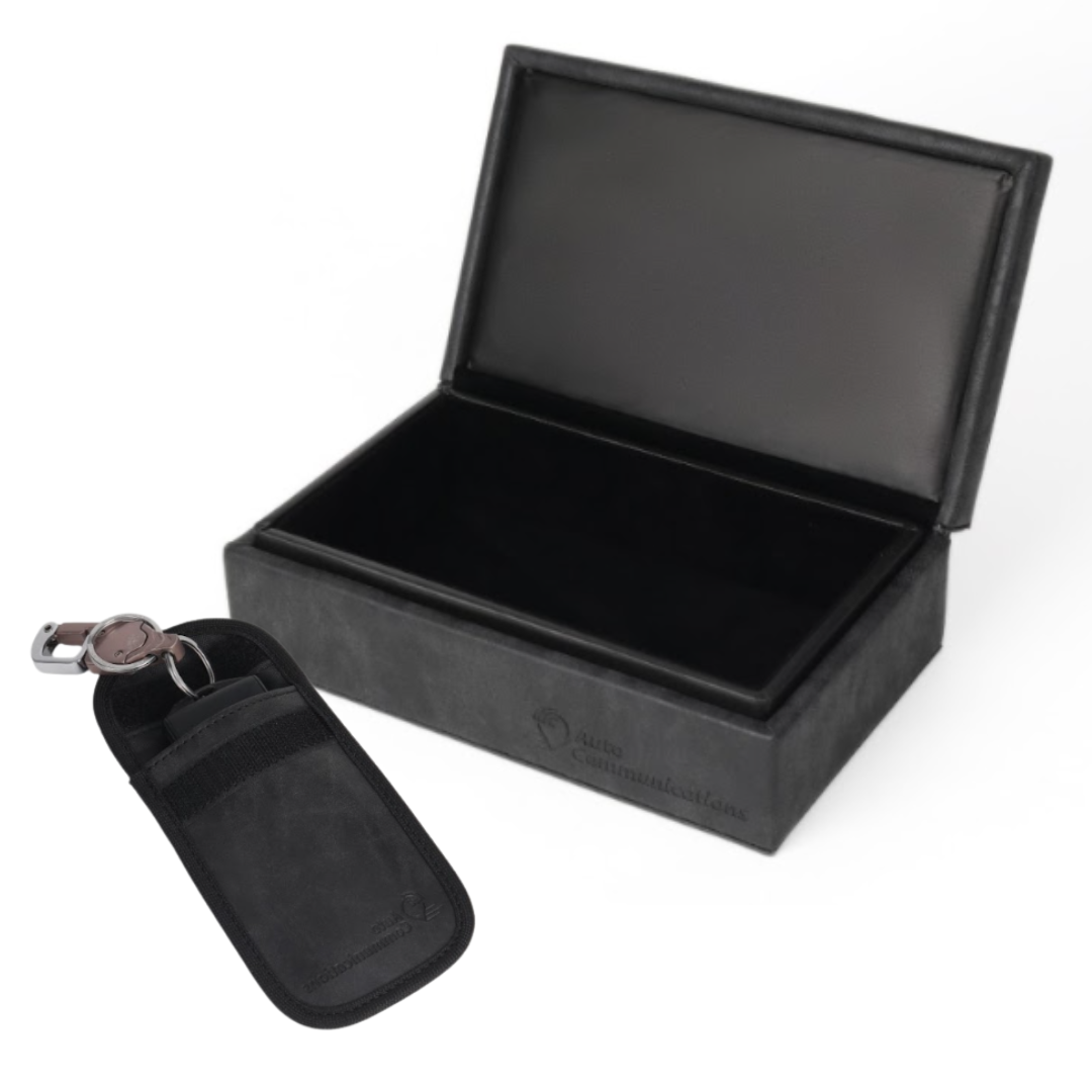 Faraday Key Box & Bag - Charcoal Grey BUNDLE