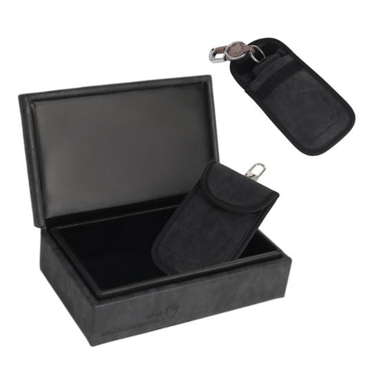 Faraday Key Box & Bag - Charcoal Grey BUNDLE