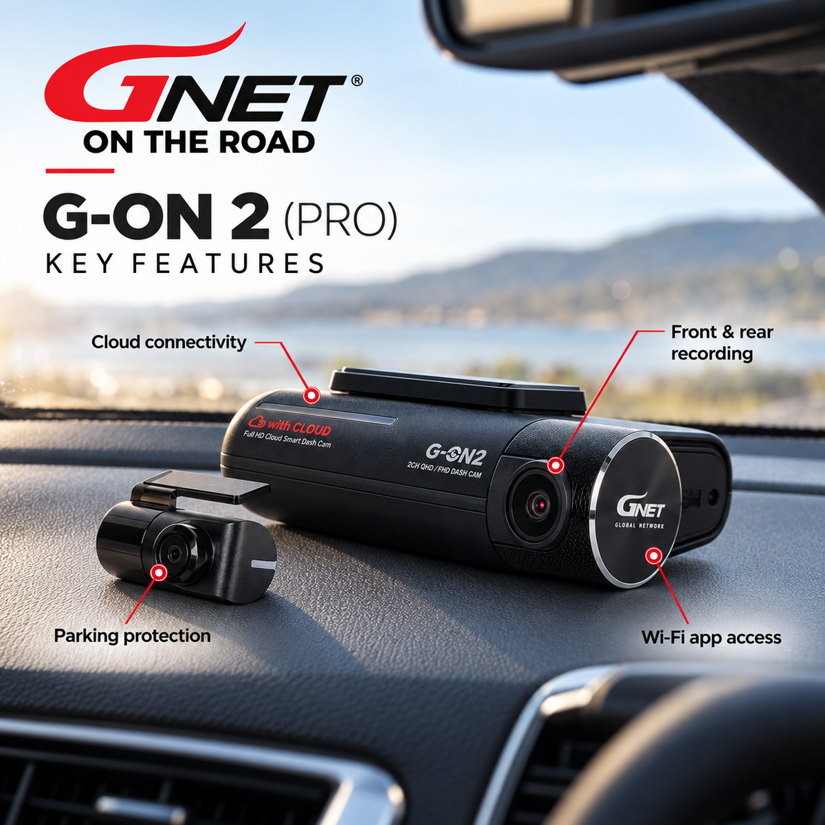 Gnet G-On 2 Dash Cam Installation