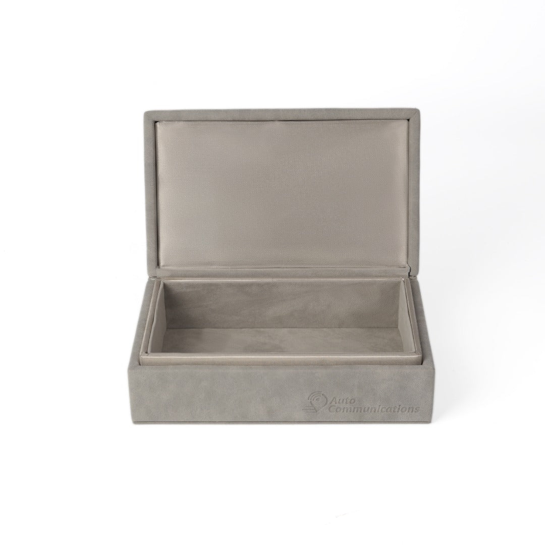 Faraday Box - light grey - lid open